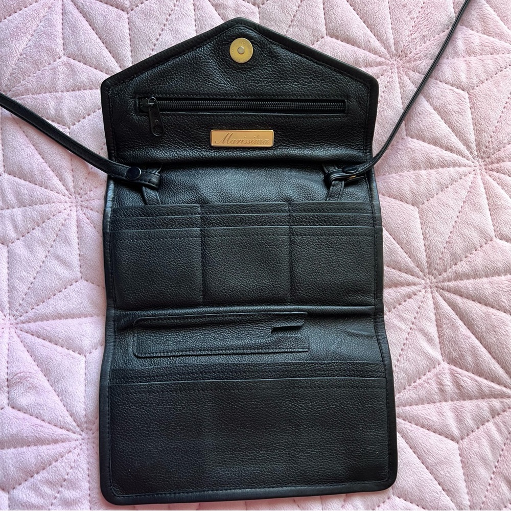 Marissima Leather envelope bag.